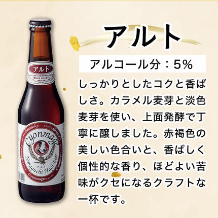 城下町・萩の地ビール／チョンマゲビール 6本セット(3種×2本