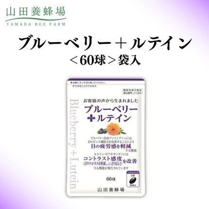 ブルーベリー+ルテイン 60球 袋入 [006-a125]