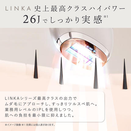茨城県つくばみらい市のふるさと納税 LINKA フレアタッチ プロ リンカ 脱毛器 脱毛 光美容 エステ 美顔器 美容機器 美容 美肌 ボディケア VIO 顔 脇 ワキ ヒゲ 家電 美容器 [EV34-NT]