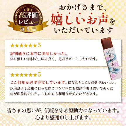 北海道中標津町のふるさと納税 標津羊羹 （一口サイズ） 50g ×6本 計300g【22014】