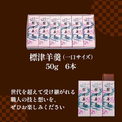 北海道中標津町のふるさと納税 標津羊羹 （一口サイズ） 50g ×6本 計300g【22014】