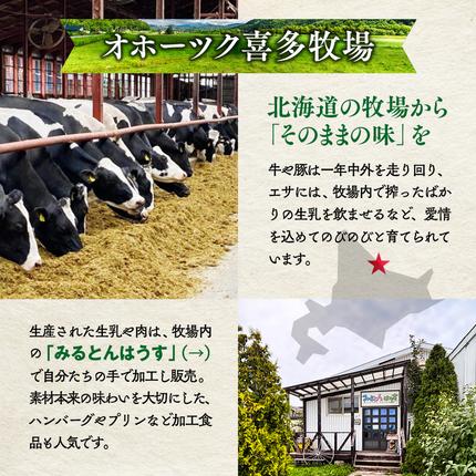 北海道紋別市のふるさと納税 16-94 喜多牧場の豚肉3種ダブルセット