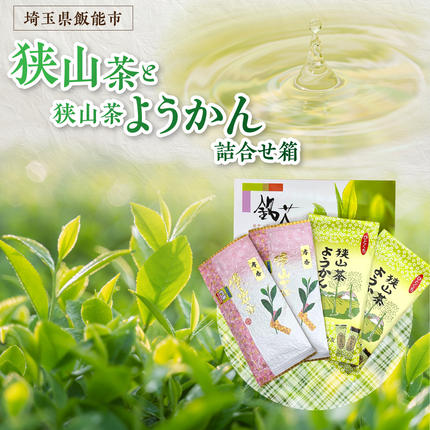 狭山茶と狭山茶ようかんの詰め合わせ箱 HN