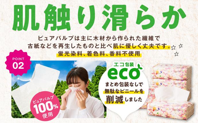 大阪府泉佐野市のふるさと納税 ソフトパックティッシュ 60パック×400枚 200組【ピュアパルプ100％ 高評価 人気急上昇 まとめ買い 日用品 常備品 てぃっしゅ 備蓄 防災 ALOHAS】 010B1754