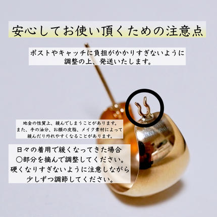 K18 イエローゴールド 地金 フープピアス(直径25mm) 保証書付 KO-0038