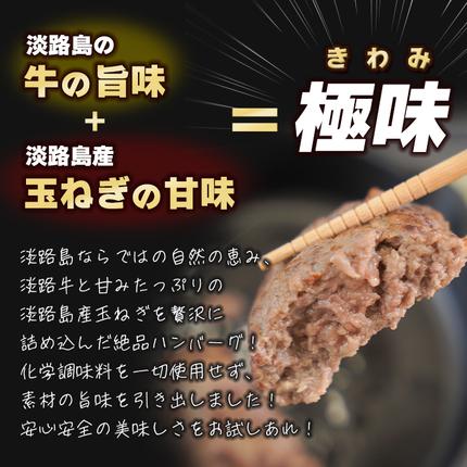 兵庫県淡路市のふるさと納税 極味ハンバーグ 150g×12個　淡路島  ハンバーグ