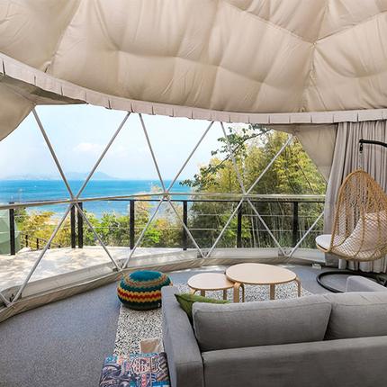 兵庫県淡路市のふるさと納税 Glamping Resort Awaji＜オーシャンテラス＞素泊まりプラン宿泊券