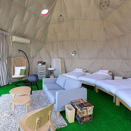 兵庫県淡路市のふるさと納税 Glamping Resort Awaji＜オーシャンテラス＞素泊まりプラン宿泊券