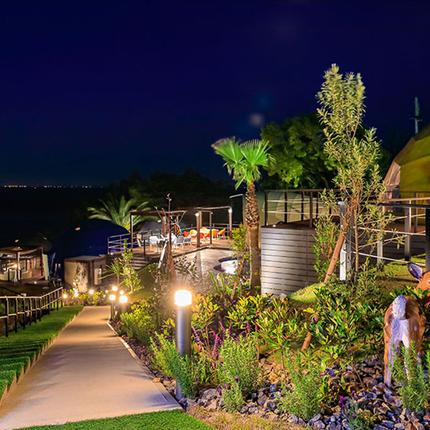 兵庫県淡路市のふるさと納税 Glamping Resort Awaji＜オーシャンテラス＞素泊まりプラン宿泊券
