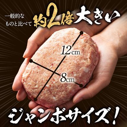 兵庫県淡路市のふるさと納税 淡路島たまねぎどっさりジャンボハンバーグ 200g×12個　　ジューシー 合挽  人気 ハンバーグ