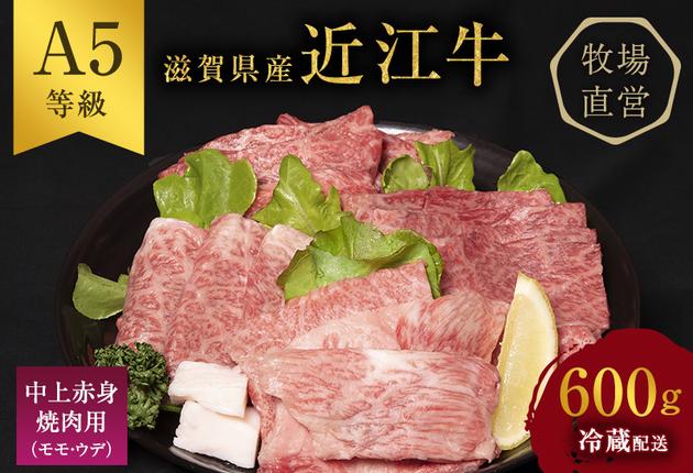 [(限定)父の日までに届く]近江牛 西川畜産 近江牛 焼肉 中上赤身焼肉用 約600g A5 雌牛 牛肉 黒毛和牛 焼き肉 焼肉用 バーベキュー 赤身 肉 お肉 牛 和牛 ブランド牛[6/21までに着]