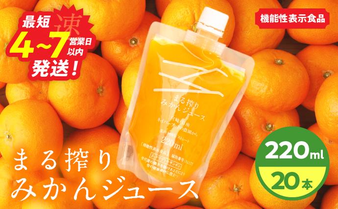 果汁 100％ まる搾り みかん ジュース