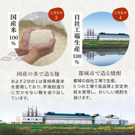 宮崎県都城市のふるさと納税 呑花臥酒!霧島900ml×3本セット ≪みやこんじょ特急便≫_AA-2010