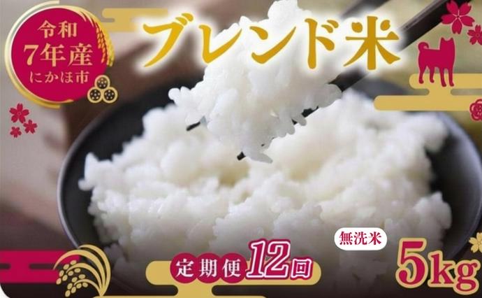 【12ヵ月定期便】令和7年度産 ブレンド米