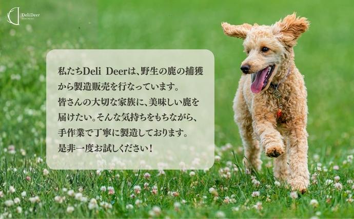 奈良県宇陀市のふるさと納税 ペット用 天然 鹿肉ジャーキー300g(100g×3)/ あいむふぁっと Deli Deer デリディアー ふるさと納税 高たんぱく 低脂肪 低カロリー 鹿肉 ジャーキー チップス おやつ 犬 散歩 無添加 国産 奈良県 宇陀市