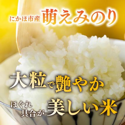 秋田県にかほ市のふるさと納税 【新米先行予約】【12か月定期便】 萌えみのり 精米 10kg 【令和8年度産精米 白米 米 コメ お米 おこめ ブランド米 ご飯 ごはん 秋田 にかほ】