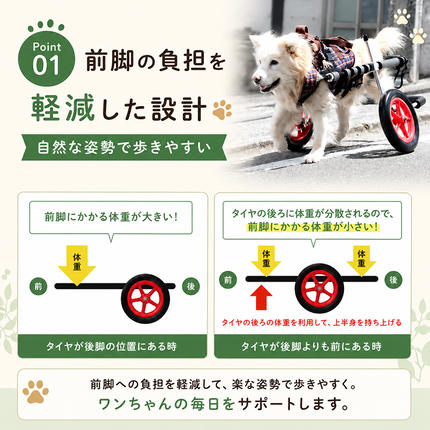 ダックスフンド用二輪車椅子（体重15キロ以下） 【!寄附前に事業者へ