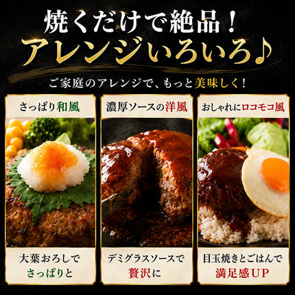 岐阜県池田町のふるさと納税 ふるさと納税　飛騨牛 ハンバーグ ロースバーグ 150g×5枚 計750g  和牛