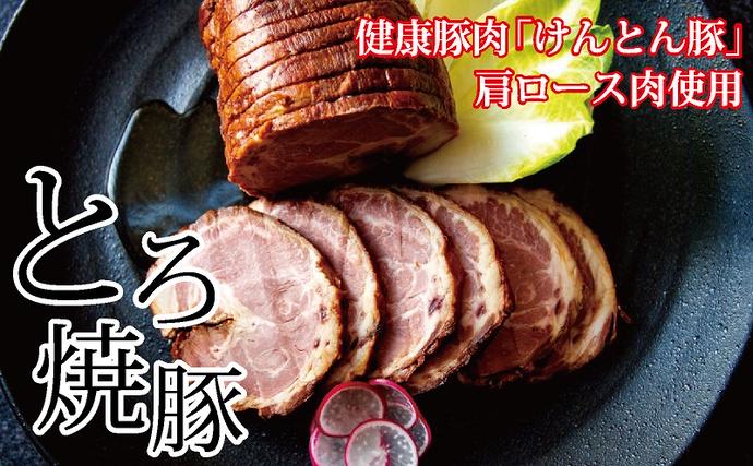 [飛騨・美濃けんとん]けんとん豚肩ロース肉とろ焼豚(小分け)
