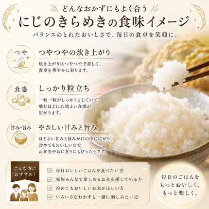宮城県大河原町のふるさと納税 にじのきらめき 定期便 10回/5kg×1袋 令和8年産 新米 ブランド米 白米 精米 【小分け】 宮城県大河原町産