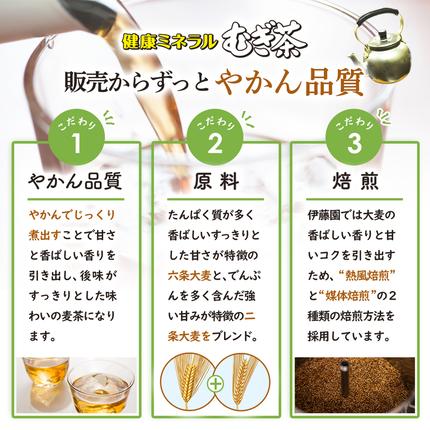 北海道恵庭市のふるさと納税 『定期便：全12回』健康ミネラル麦茶2L×6本×2箱【50001BB1201】
