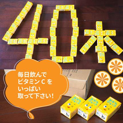 大分県国東市のふるさと納税 【数量限定】 果汁100％紙パック みかんジュース125ml×40本 オレンジジュース_1521R