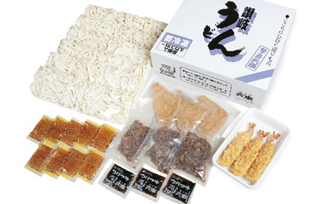 香川県東かがわ市のふるさと納税 讃岐手打ち冷凍うどんセット (12人前) 麺類