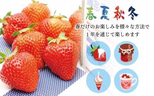 福岡県福津市のふるさと納税 冷凍「博多あまおう」800g×2袋　計1.6kg[H4001]