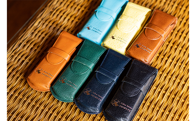 長野県小諸市のふるさと納税 鹿革　ペンケース　【キャメル】プレゼント 女性 オシャレ 男性 ギフト レディース メンズ 地域のお礼の品 ファッション小物