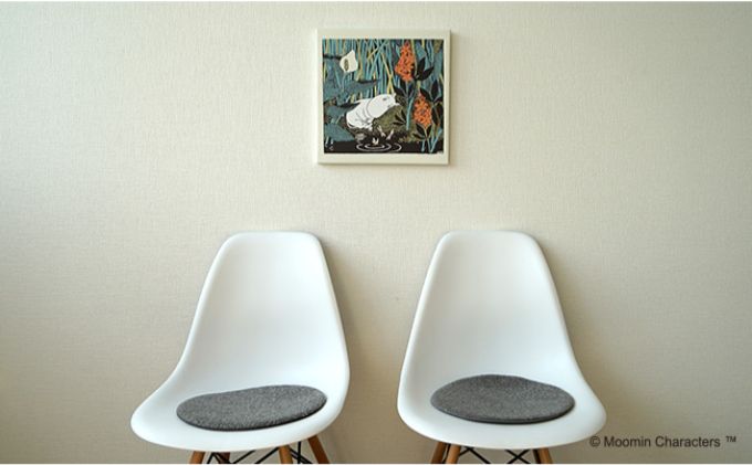 埼玉県飯能市のふるさと納税 MOOMIN(ムーミン) ファブリックフレーム Sサイズ(ムーミン)[52210390] キャラクター インテリア 絵画