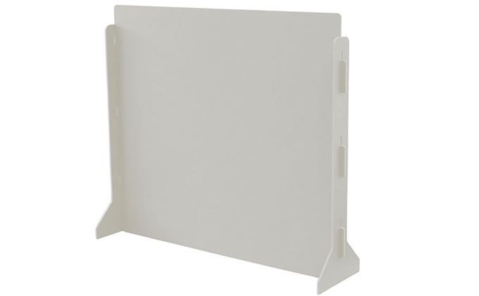 京都府宇治田原町のふるさと納税 卓上簡易パーテーション（白）4set入り 雑貨 日用品 福祉用品 防災グッズ 防災用品 セット