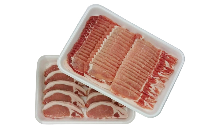 香川県綾川町のふるさと納税 讃岐もち豚 ローススライス・テキカツ 各1kgセット お肉 豚肉