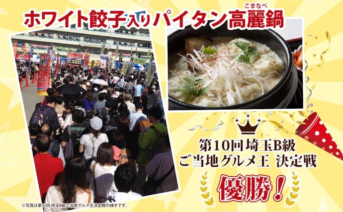 埼玉県日高市のふるさと納税 餃子のはながさ ホワイト餃子 64個 16個×4パック 冷凍 中華 点心 B級グルメ ご当地 野菜 おつまみ おかず 簡単調理 時短 豚肉 ポーク 大きめ ジューシー ギフト お取り寄せ 日高市