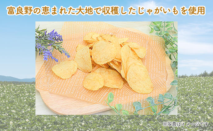 北海道南富良野町のふるさと納税 ふらの産ポテトチップス【ふらのっち】ガーリック味24袋 ふらの農業協同組合(南富良野町) ジャガイモ ガーリック 芋 菓子 スナック じゃがいも お菓子 ポテチ 1箱