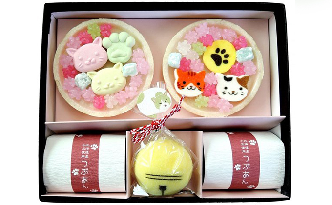 京都府宇治田原町のふるさと納税 〈京の老舗〉かわいい和スイーツ「ねこもにゃか」10箱セット〈スイーツ 和菓子 生菓子 最中 もなか 粒あん ゼリー 金平糖 こんぺいとう 和三盆糖 ねこ 猫 ギフト 贈り物 飲料 加工食品〉 お菓子