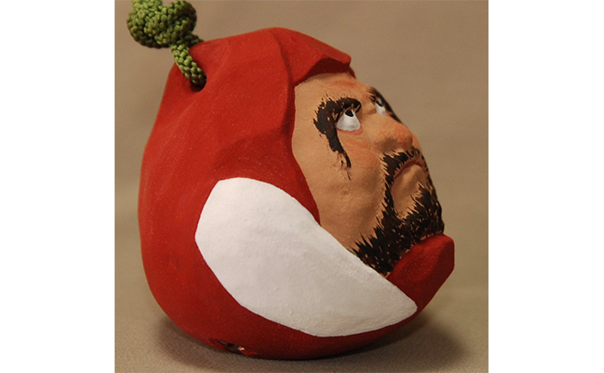 奈良県王寺町のふるさと納税 土鈴　だるま インテリア 工芸品