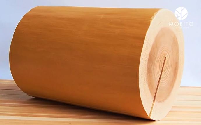 奈良県宇陀市のふるさと納税 森の丸太スツール＜杉／磨き丸太仕上げ＞／ スツール オットマン おしゃれ 木製 椅子 サイドテーブル チェア 収納 玄関 天然木 北欧 丸太 インテリア MORITO 森庄銘木産業 奈良県 宇陀市