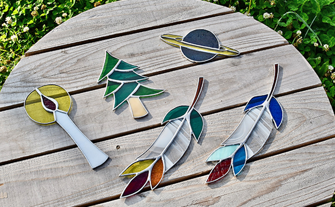 滋賀県米原市のふるさと納税 ステンドグラス体験（オーナメントづくり）