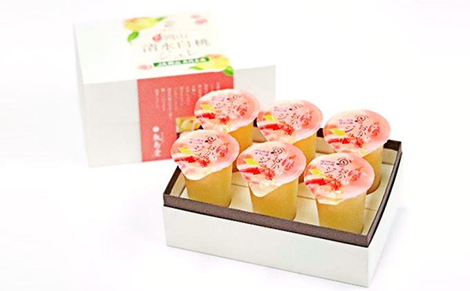 岡山県瀬戸内市のふるさと納税 ゼリー飲料 敷島堂 飲む 岡山清水白桃ジュレ 6本入 ジュース 果汁 果実飲料 野菜飲料 岡山県産