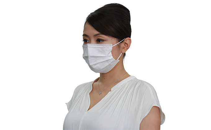 静岡県袋井市のふるさと納税 高性能不織布マスク50枚セット 防災グッズ 防災用品 雑貨 日用品