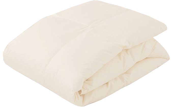 滋賀県米原市のふるさと納税 国産羽毛肌布団「源氏蛍」ロイヤルラベル・ダブル 近江布団 寝具 掛け布団 ふとん