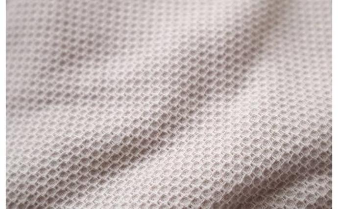 大阪府泉佐野市のふるさと納税 【tissu de coton/ハニカム織】泉州南部織 「ボックス」シングルシーツ＆ピロー（BE）＜スピード発送＞ 010B165