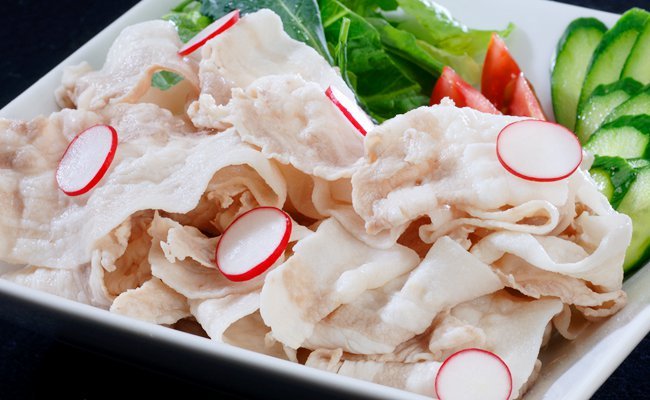 沖縄県南風原町のふるさと納税 沖縄キビまる豚　しゃぶしゃぶセット（1kg）