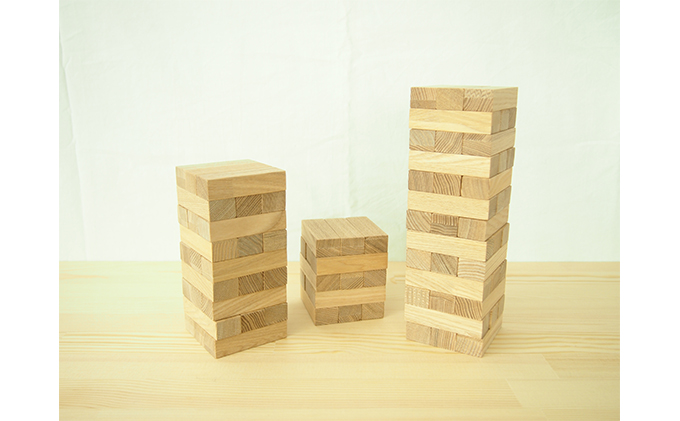 北海道赤平市のふるさと納税 木製 おもちゃ 子どもから大人まで楽しめる！ 木製バランスゲーム ジェンガ 工芸品 室内 遊び 玩具 ファミリートイ