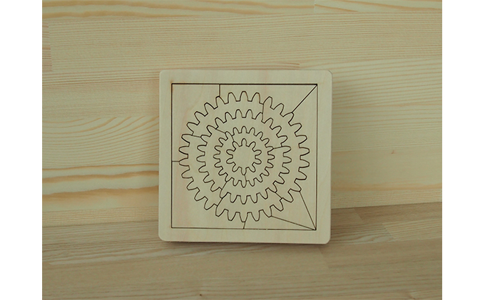 北海道赤平市のふるさと納税 考えるおもちゃ　ギアパズル・ミニ 工芸品 玩具