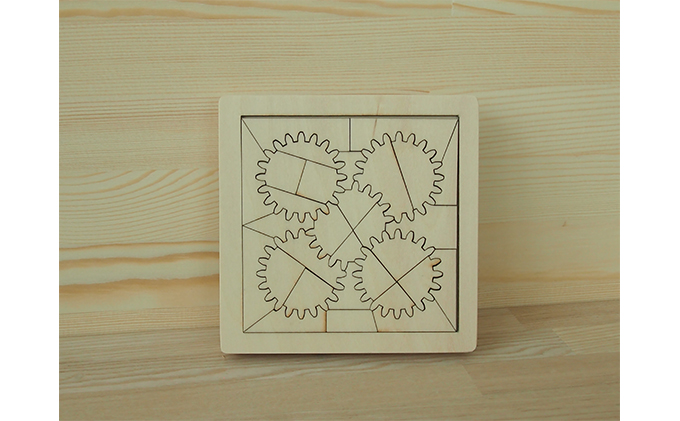 北海道赤平市のふるさと納税 考えるおもちゃ　ギアパズル・ミニ 工芸品 玩具