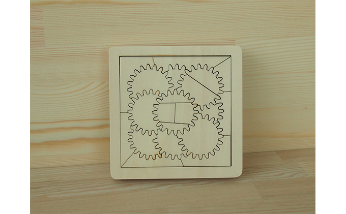 北海道赤平市のふるさと納税 考えるおもちゃ　ギアパズル・ミニ 工芸品 玩具