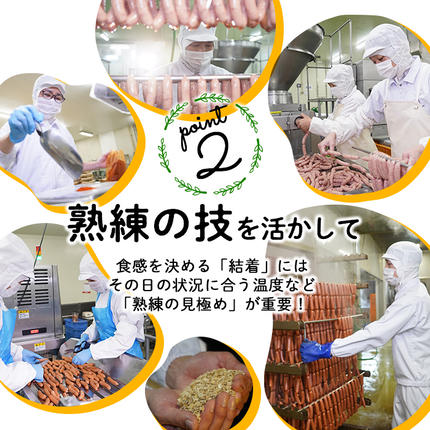 鹿児島県志布志市のふるさと納税 【訳あり・業務用】パリッとジューシー！恵みウインナー 計2kg(1kg×2袋) a1-046-CF