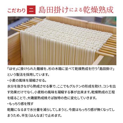 愛知県碧南市のふるさと納税 メディア紹介多数！大磯屋製麺所の熟成焼そば（深蒸し仕立て） 10食(中太麺) 特製ソース1本付き H014-023