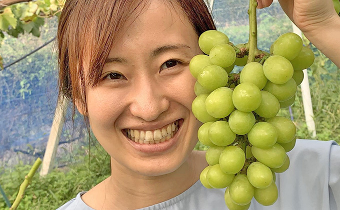 岡山県高梁市のふるさと納税 シャインマスカット 2房 合計1kg前後 葡萄 フルーツ 岡山 高梁市産 ぜきお農園 ぶどうclub 2026年 先行予約 果物類